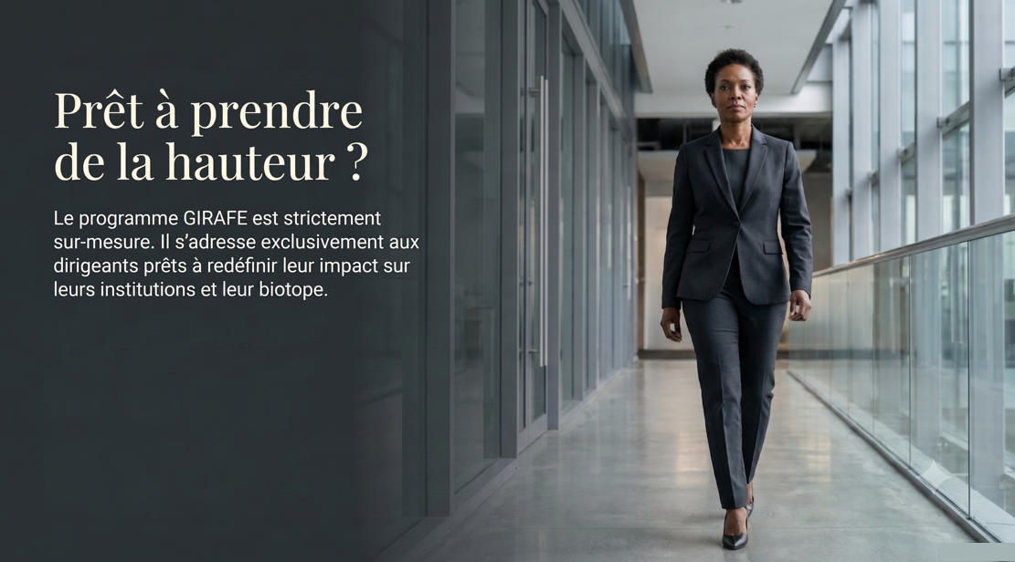 Prêt à prendre de la hauteur ? Le programme GIRAFE est strictement sur-mesure.